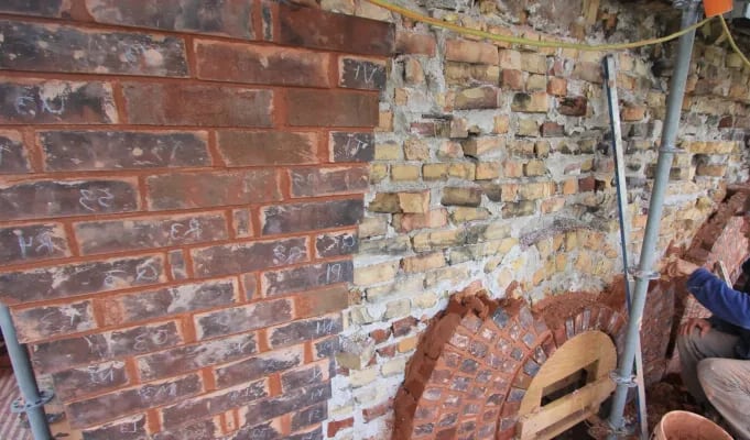 Brick restoration in Washington DC